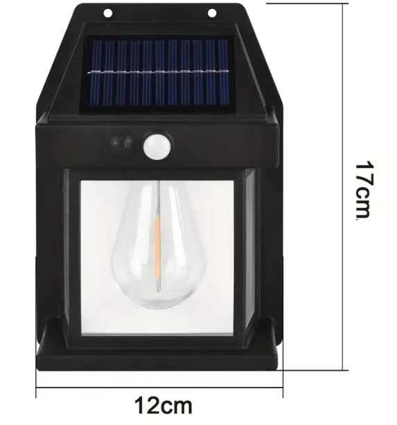 NUEVA LUZ SOLAR DE PARED CON AMPOLLETA (PACK 3)