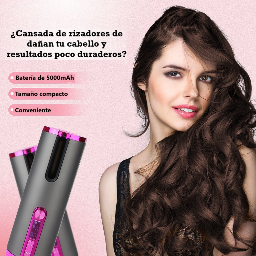 RIZADOR AUTOMATICO INALAMBRICO PARA CABELLO