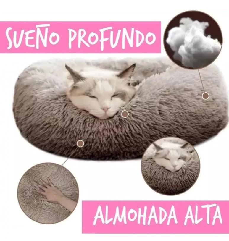 Cama Antiestrés Para Mascotas 60cm (Talla M)