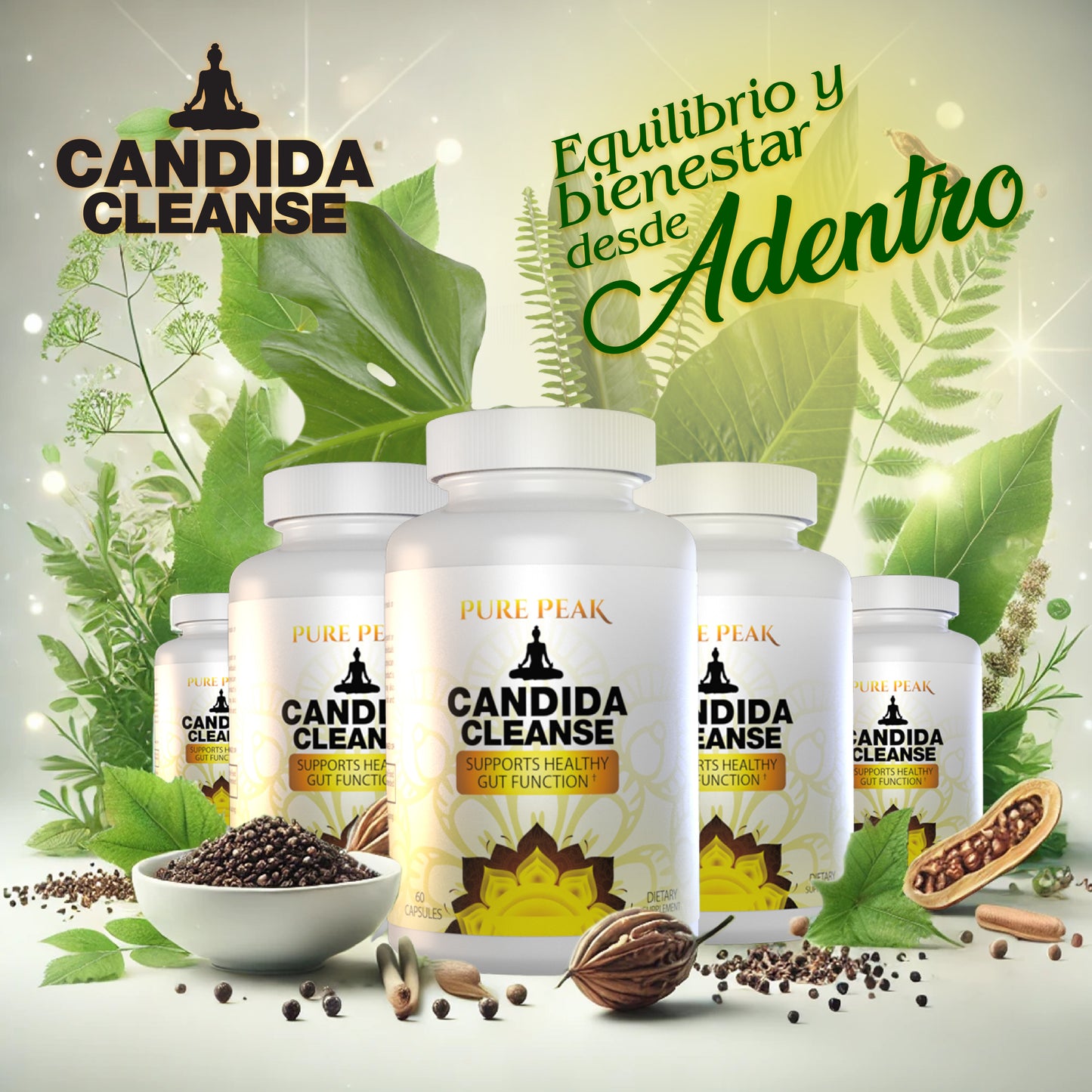 CANDIDA CLEANSE: Recupera tu intestino, Recupera tu Salud